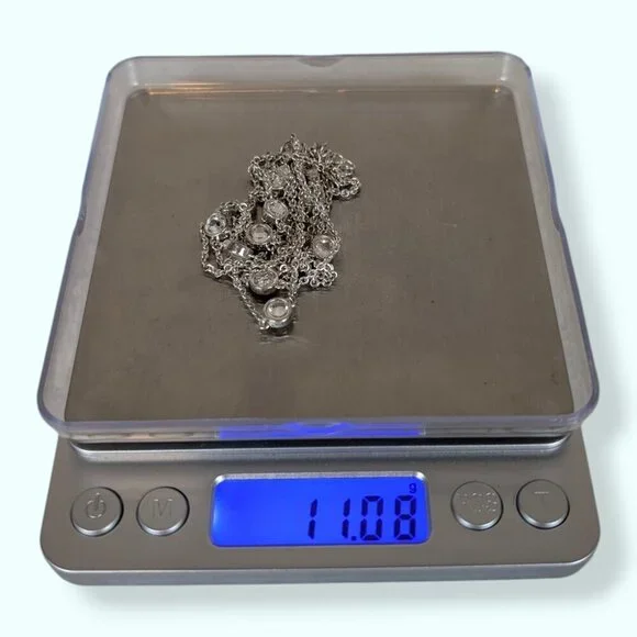 Premier Designs Long Rhinestone Chain Necklace - Picture 5 of 5